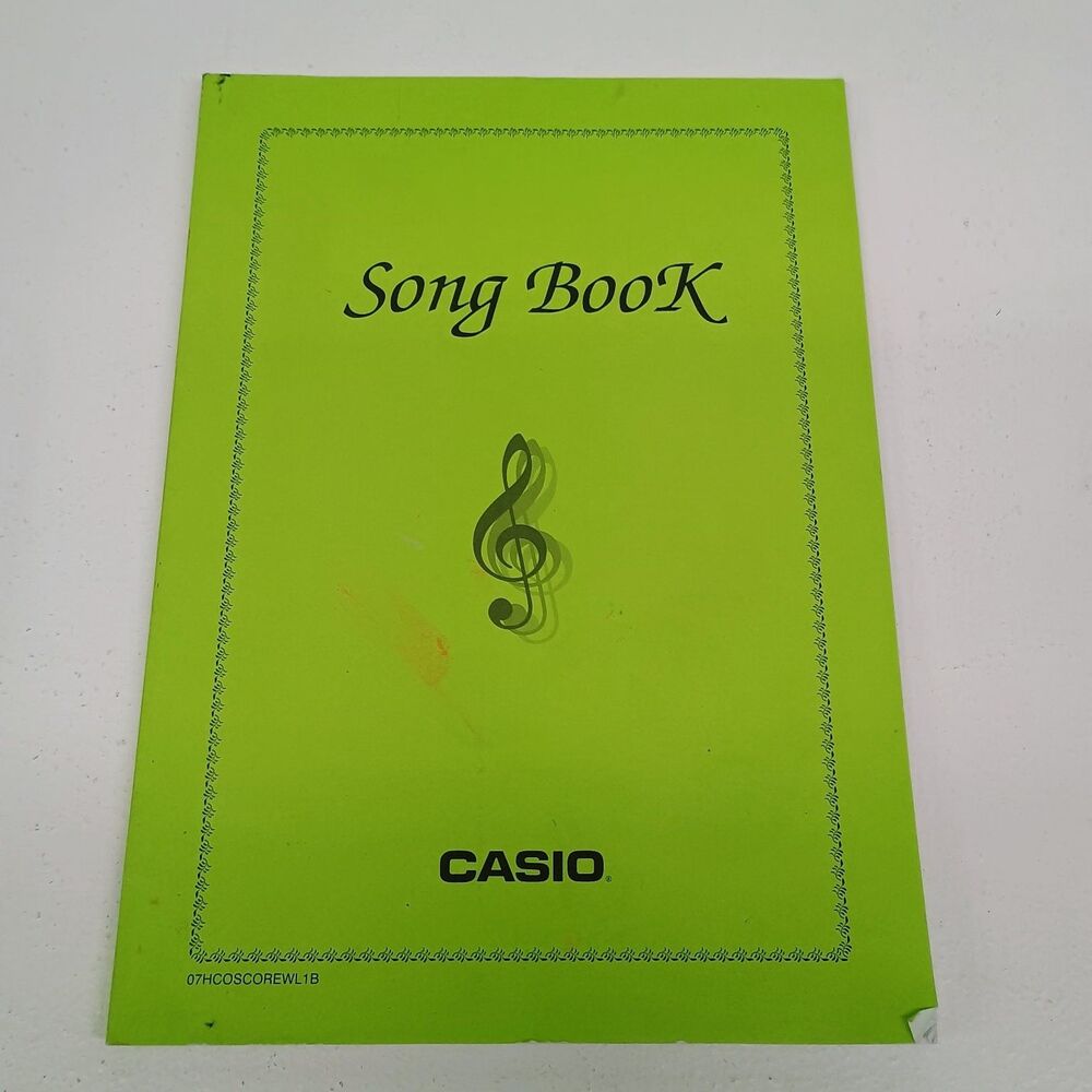 CASIO Song Book Piano Keyboard Music MA0805-B Illustrated Paperback